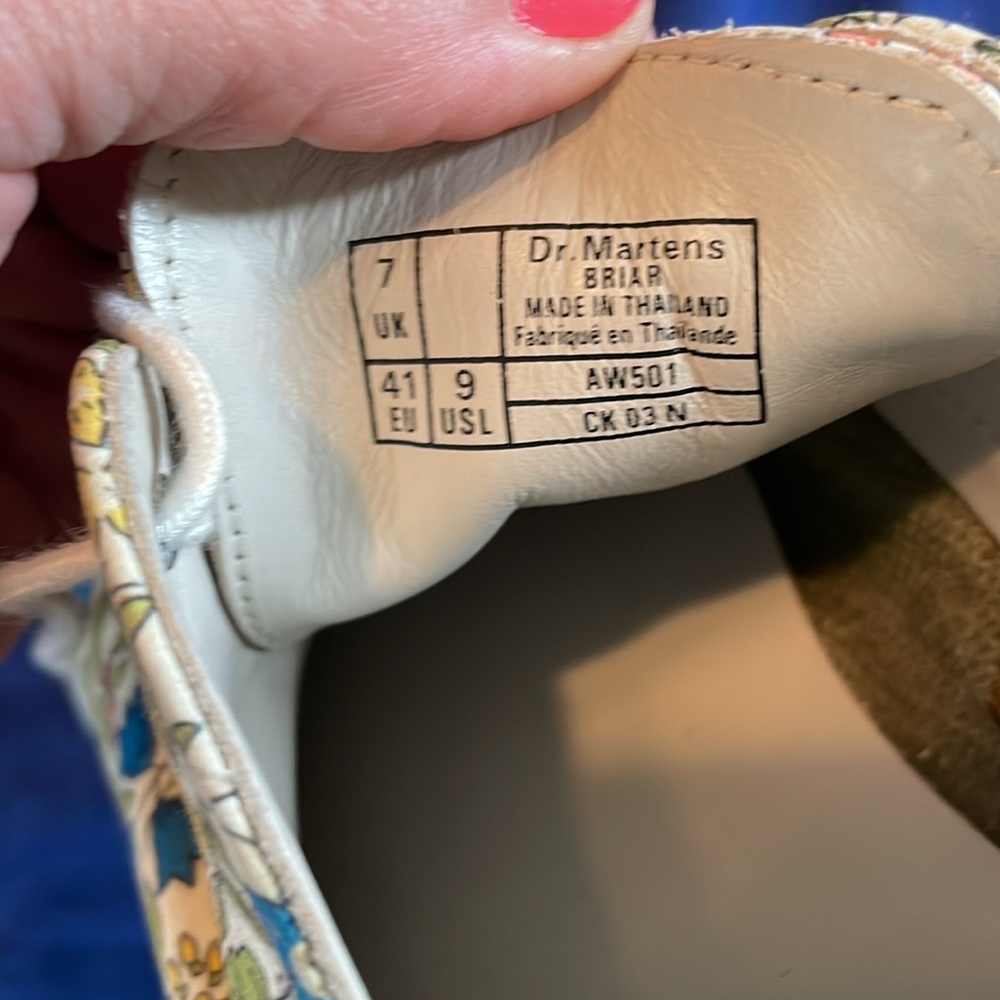 Dr. Martens x Liberty London Briar Oxford Shoes 9 41EU UK7 - Picture 4 of 7